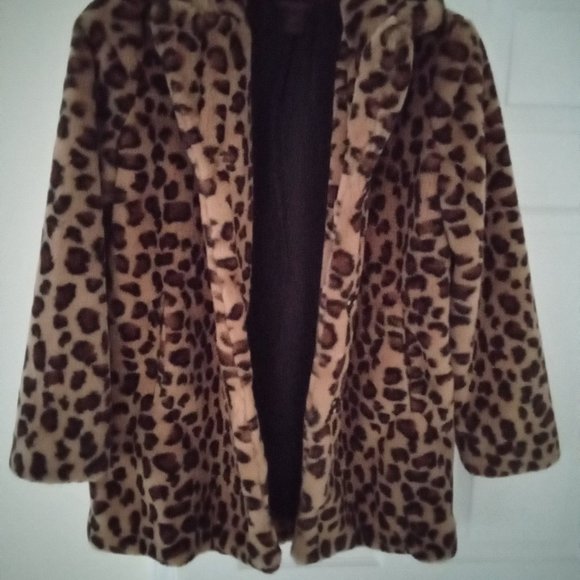 VINTAGE STYLE LEAPORD COAT - Picture 1 of 3